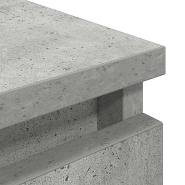 vidaXL Έπιπλο Τηλεόρασης Γκρι Σκυροδέματος 60x35x54cm Επεξεργ. Ξύλο