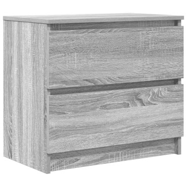 vidaXL Έπιπλο Τηλεόρασης Γκρι Sonoma 60x35x54cm από Επεξεργ. Ξύλο