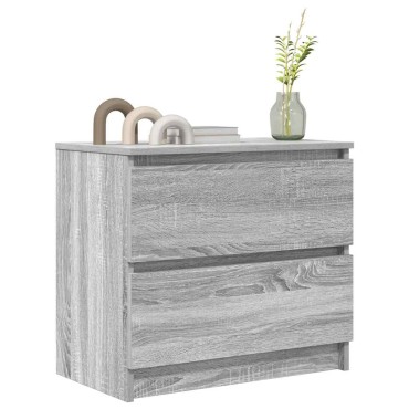 vidaXL Έπιπλο Τηλεόρασης Γκρι Sonoma 60x35x54cm από Επεξεργ. Ξύλο