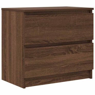 vidaXL Έπιπλο Τηλεόρασης Καφέ Δρυς 60x35x54cm Επεξεργασμένο Ξύλο