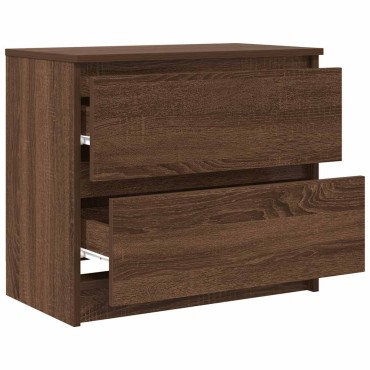 vidaXL Έπιπλο Τηλεόρασης Καφέ Δρυς 60x35x54cm Επεξεργασμένο Ξύλο