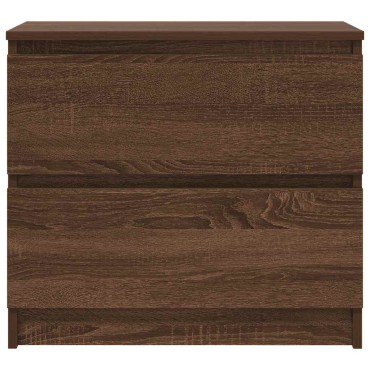 vidaXL Έπιπλο Τηλεόρασης Καφέ Δρυς 60x35x54cm Επεξεργασμένο Ξύλο