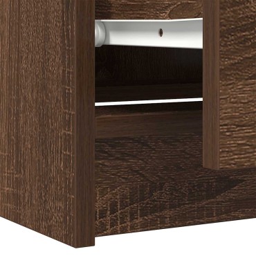 vidaXL Έπιπλο Τηλεόρασης Καφέ Δρυς 60x35x54cm Επεξεργασμένο Ξύλο