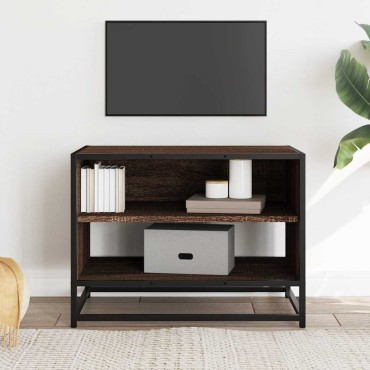 vidaXL Έπιπλο Τηλεόρασης Καφέ Δρυς 61x40x46cm Επεξεργασμένο Ξύλο