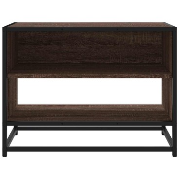 vidaXL Έπιπλο Τηλεόρασης Καφέ Δρυς 61x40x46cm Επεξεργασμένο Ξύλο