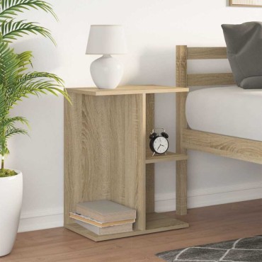 vidaXL Κομοδίνο Sonoma Δρυς 46,5x29x61cm από Επεξεργασμένο Ξύλο 1 τεμ.