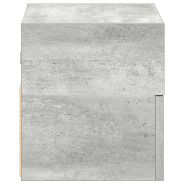 vidaXL Κομοδίνο Επιτοίχιο Γκρι Σκυροδέματος 45x26x28,5cm 1 τεμ.