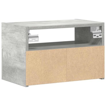 vidaXL Κομοδίνο Επιτοίχιο Γκρι Σκυροδέματος 45x26x28,5cm 1 τεμ.