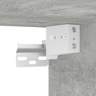 vidaXL Κομοδίνο Επιτοίχιο Γκρι Σκυροδέματος 45x26x28,5cm 1 τεμ.
