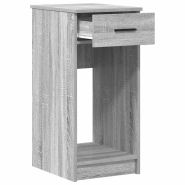 vidaXL Βάση πύργου υπολογιστή με συρτάρι Γκρι Sonoma 35x45x77cm 1 τεμ.