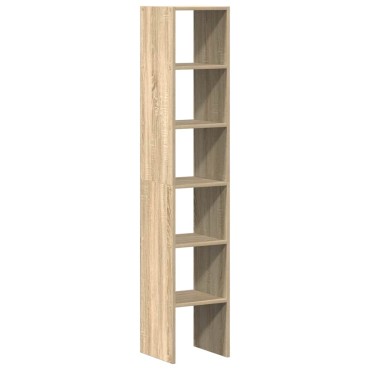 vidaXL Βιβλιοθήκες 2 τεμ. Στοιβαζόμενα Sonoma Δρυς 30x30x80cm