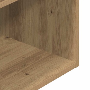 vidaXL Κομοδίνα με συρτάρι 2 τεμ. Αρτισιανή Δρυς 35x34x66,5cm
