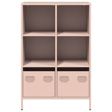 vidaXL Ντουλάπα Ροζ 68x39x103,5cm από Χάλυβα 1 τεμ.