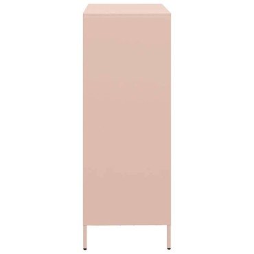 vidaXL Ντουλάπα Ροζ 68x39x103,5cm από Χάλυβα 1 τεμ.