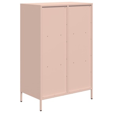 vidaXL Ντουλάπα Ροζ 68x39x103,5cm από Χάλυβα 1 τεμ.