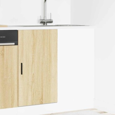 vidaXL Ντουλάπι βάσης νεροχύτη Lyon Sonoma Δρυς από Επεξεργασμένο Ξύλο 80x46x81,5cm 1 τεμ.
