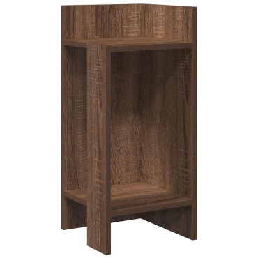 vidaXL Τραπεζάκια 2 τεμ. με ράφι Καφέ Δρυς 25,5x27x60cm