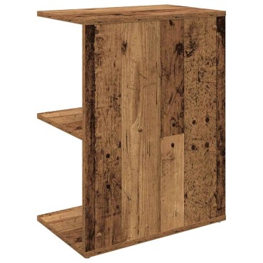 vidaXL Κομοδίνο Όψη Παλαιού Ξύλου 46,5x29x61cm από Επεξεργασμένο Ξύλο 1 τεμ.