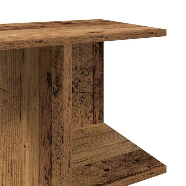vidaXL Κομοδίνο Όψη Παλαιού Ξύλου 46,5x29x61cm από Επεξεργασμένο Ξύλο 1 τεμ.
