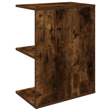 vidaXL Κομοδίνο Καπνιστή Δρυς 46,5x29x61cm Επεξεργασμένο Ξύλο 1 τεμ.