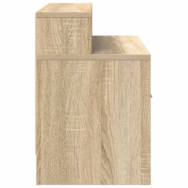 vidaXL Κομοδίνο με συρτάρι Sonoma Δρυς 51x31x47cm 1 τεμ.