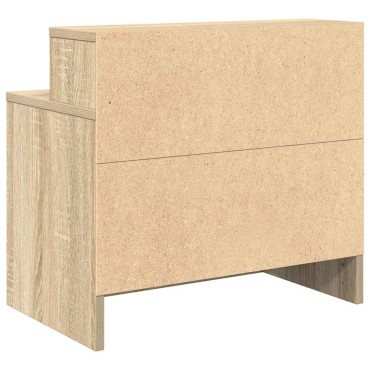 vidaXL Κομοδίνο με συρτάρι Sonoma Δρυς 51x31x47cm 1 τεμ.
