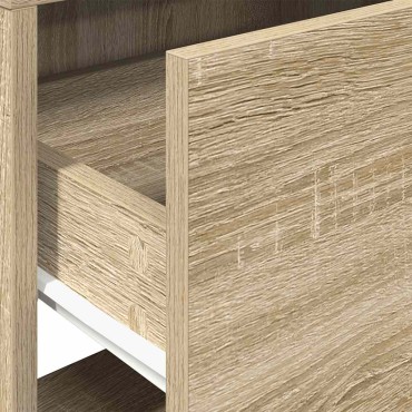 vidaXL Κομοδίνο με συρτάρι Sonoma Δρυς 51x31x47cm 1 τεμ.