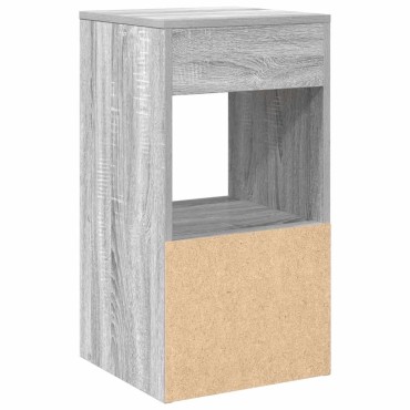 vidaXL Κομοδίνο με συρτάρι Γκρι Sonoma 35x34x66,5cm 1 τεμ.