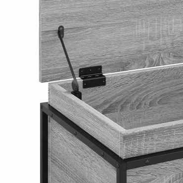 vidaXL Κουτί Αποθήκευσης με Γκρι Sonoma 60x40x51,5 εκ. Επεξ. Ξύλο