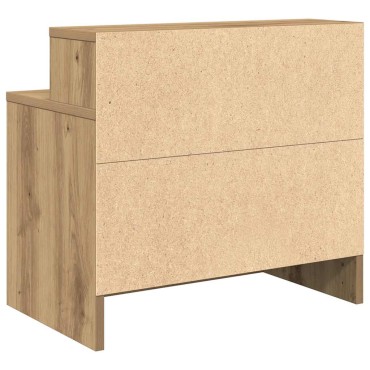 vidaXL Κομοδίνο με συρτάρι Αρτισιανή Δρυς 51x31x47cm 1 τεμ.