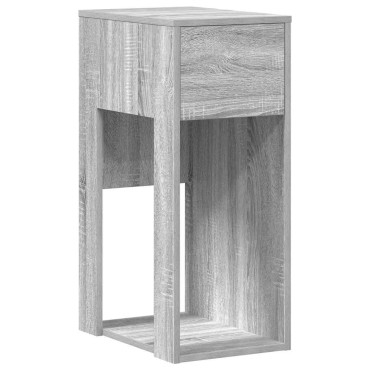 vidaXL Βάση πύργου υπολογιστή με συρτάρι Γκρι Sonoma 30x44x74cm 1 τεμ.