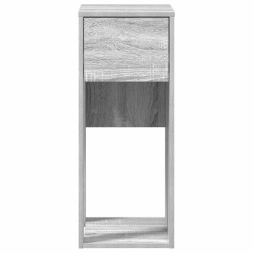 vidaXL Βάση πύργου υπολογιστή με συρτάρι Γκρι Sonoma 30x44x74cm 1 τεμ.