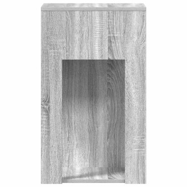 vidaXL Βάση πύργου υπολογιστή με συρτάρι Γκρι Sonoma 30x44x74cm 1 τεμ.
