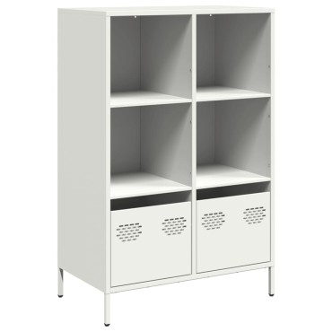 vidaXL Ντουλάπα Λευκό 68x39x103,5cm από Χάλυβα 1 τεμ.