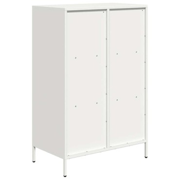 vidaXL Ντουλάπα Λευκό 68x39x103,5cm από Χάλυβα 1 τεμ.