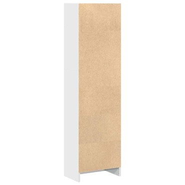 vidaXL Βιβλιοθήκη Γυαλιστερό Λευκό 40x24x143cm Επεξεργασμένο Ξύλο 1 τεμ.