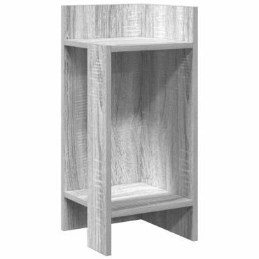vidaXL Τραπεζάκια 2 τεμ. με ράφι Γκρι Sonoma 25,5x27x60cm