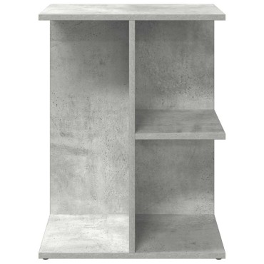 vidaXL Κομοδίνα 2 τεμ. Γκρι Σκυροδέματος 46,5x29x61cm από Επεξ. Ξύλο