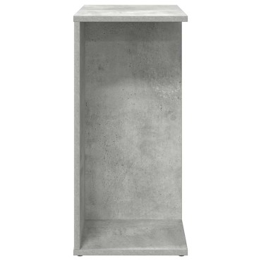 vidaXL Κομοδίνα 2 τεμ. Γκρι Σκυροδέματος 46,5x29x61cm από Επεξ. Ξύλο