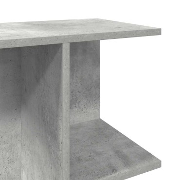 vidaXL Κομοδίνα 2 τεμ. Γκρι Σκυροδέματος 46,5x29x61cm από Επεξ. Ξύλο