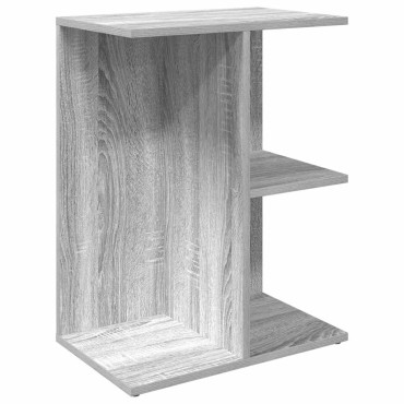 vidaXL Κομοδίνο Γκρι Sonoma 46,5x29x61cm από Επεξεργασμένο Ξύλο 1 τεμ.