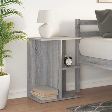 vidaXL Κομοδίνο Γκρι Sonoma 46,5x29x61cm από Επεξεργασμένο Ξύλο 1 τεμ.