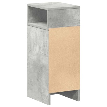 vidaXL Κομοδίνο με συρτάρι Γκρι Σκυροδέματος 25x31x66cm 1 τεμ.