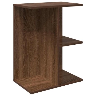 vidaXL Κομοδίνο Καφέ Δρυς 46,5x29x61cm από Επεξεργασμένο Ξύλο 1 τεμ.