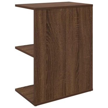vidaXL Κομοδίνο Καφέ Δρυς 46,5x29x61cm από Επεξεργασμένο Ξύλο 1 τεμ.