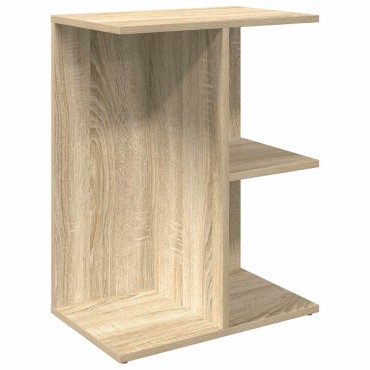 vidaXL Κομοδίνα 2 τεμ. Sonoma Δρυς 46,5x29x61cm Επεξεργασμένο Ξύλο
