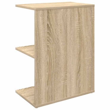 vidaXL Κομοδίνα 2 τεμ. Sonoma Δρυς 46,5x29x61cm Επεξεργασμένο Ξύλο