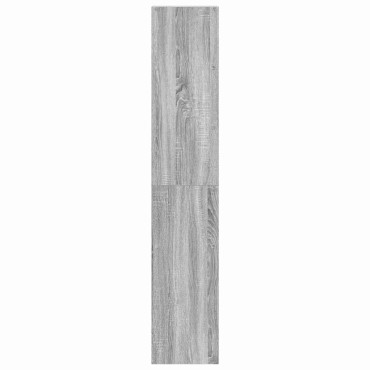 vidaXL Βιβλιοθήκες 2 τεμ. Στοιβαζόμενα Γκρι Sonoma 30x30x80cm