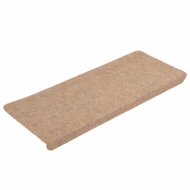 vidaXL Πατάκια Σκάλας Αυτοκόλλητα 30 τεμ. Μπεζ 65x24,5x3,5 εκ.