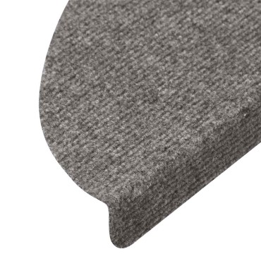 vidaXL Πατάκια Σκάλας Αυτοκόλλητα 20 τεμ. Γκρι 56 x 17 x 3 εκ.